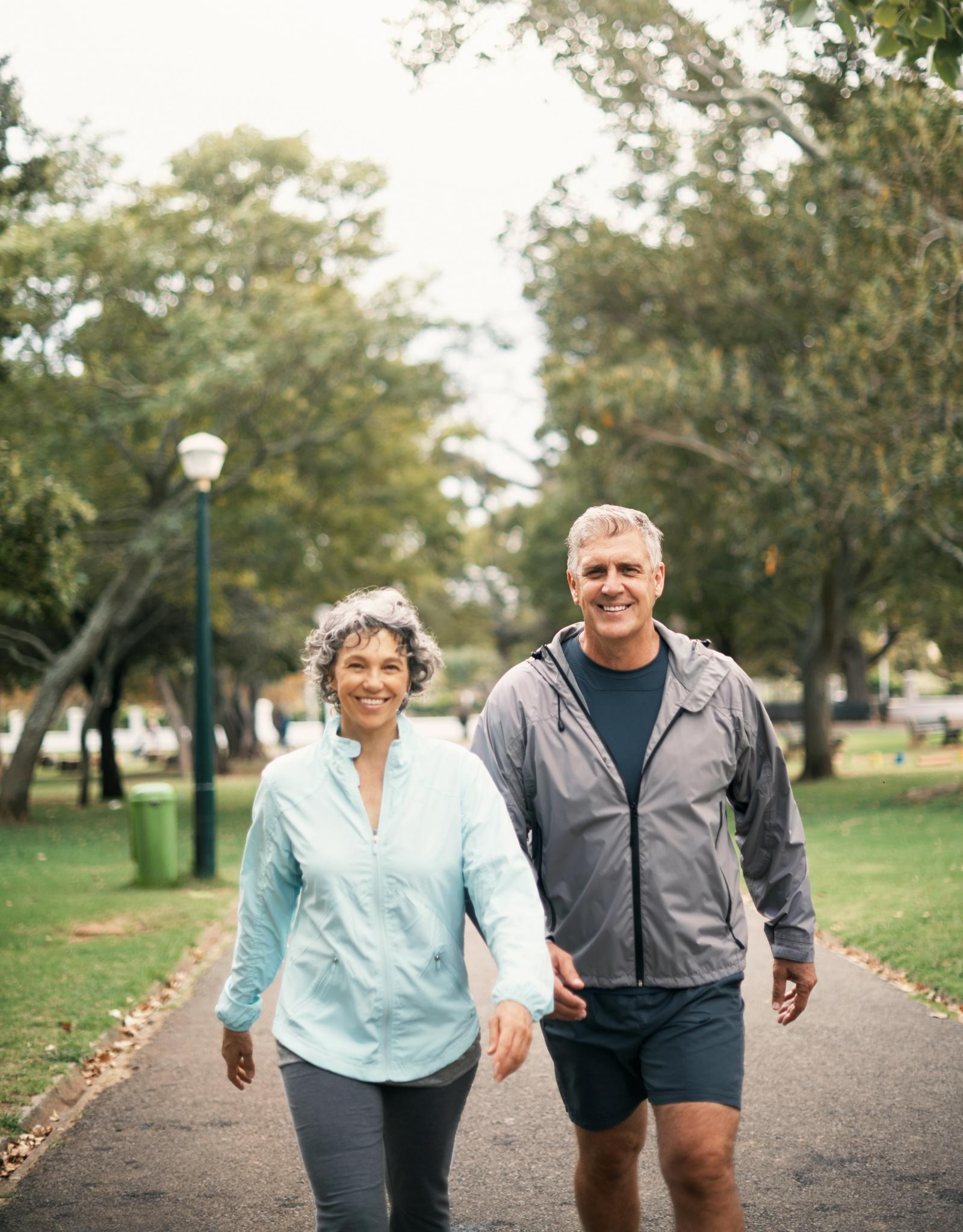 Couple walking